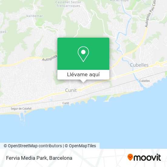 Mapa Fervia Media Park