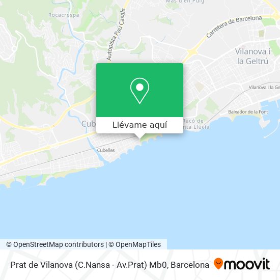 Mapa Prat de Vilanova (C.Nansa - Av.Prat) Mb0