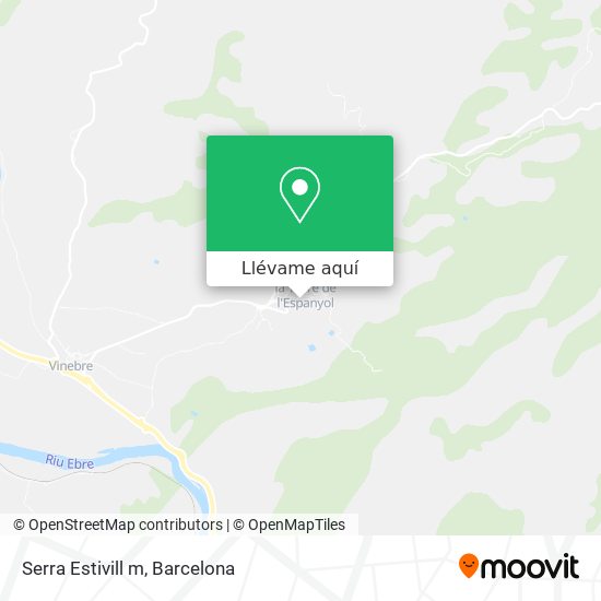 Mapa Serra Estivill m
