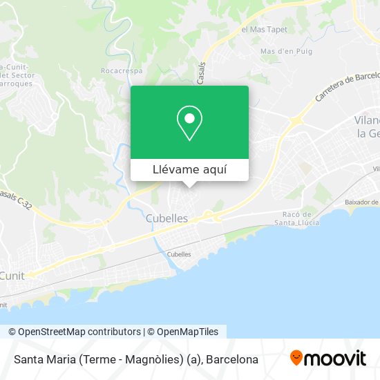 Mapa Santa Maria (Terme - Magnòlies) (a)