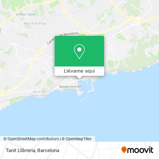 Mapa Tanit Llibreria