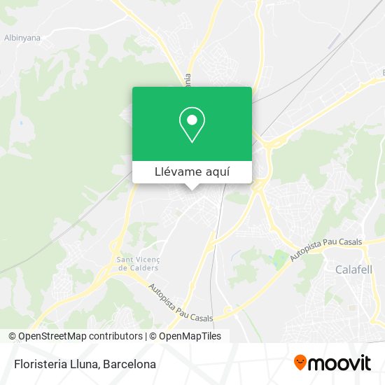 Mapa Floristeria Lluna