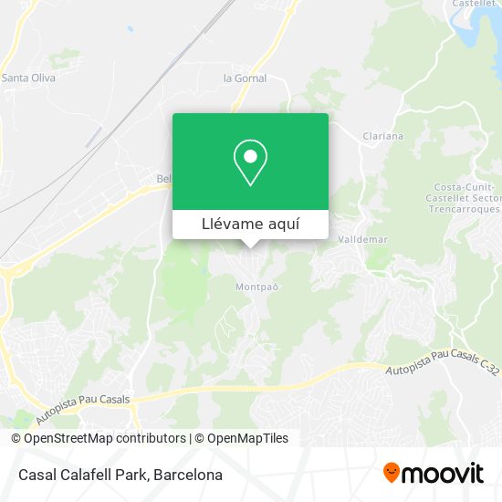Mapa Casal Calafell Park