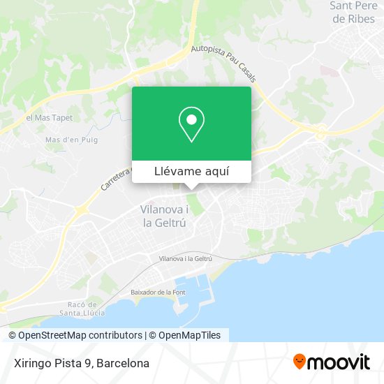 Mapa Xiringo Pista 9