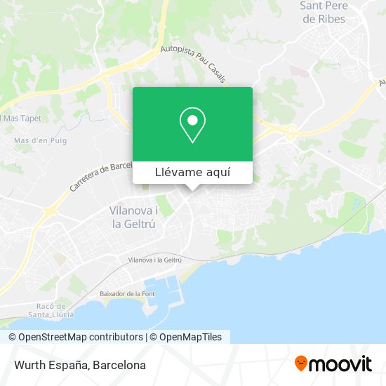 Mapa Wurth España