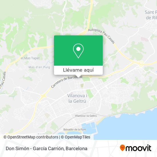 Mapa Don Simón - García Carrión