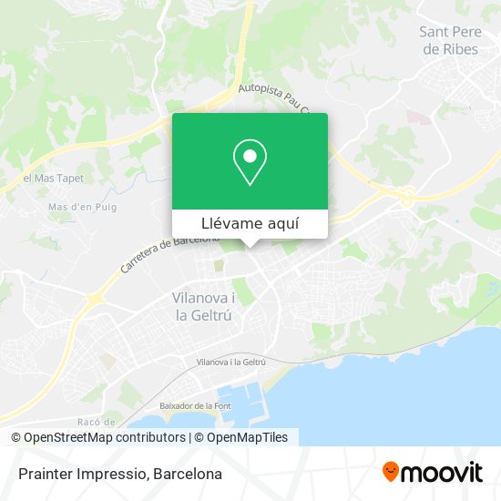 Mapa Prainter Impressio