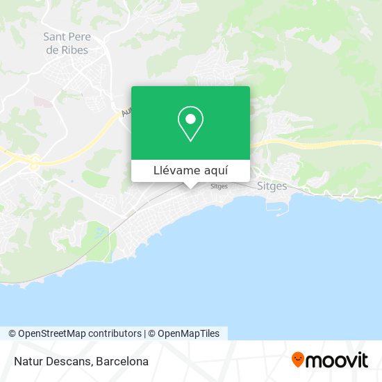 Mapa Natur Descans