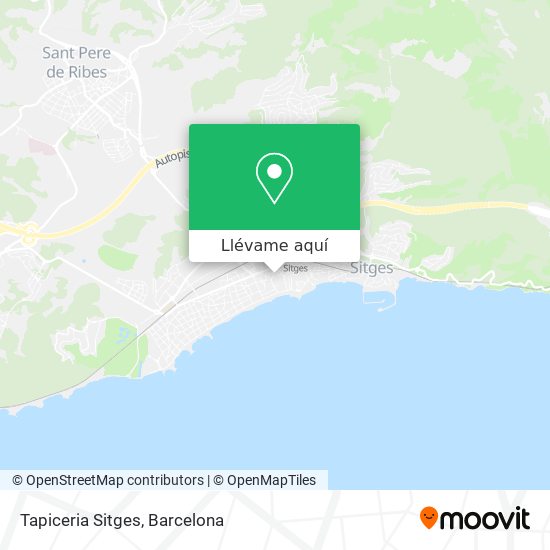 Mapa Tapiceria Sitges