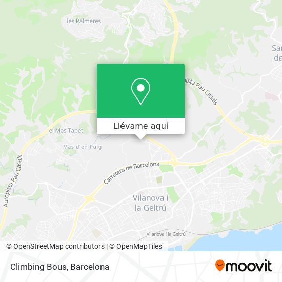 Mapa Climbing Bous