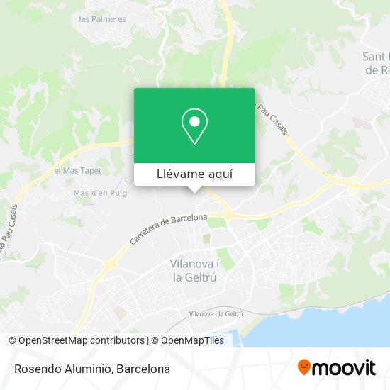 Mapa Rosendo Aluminio