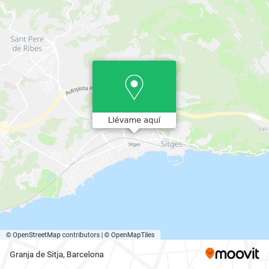 Mapa Granja de Sitja
