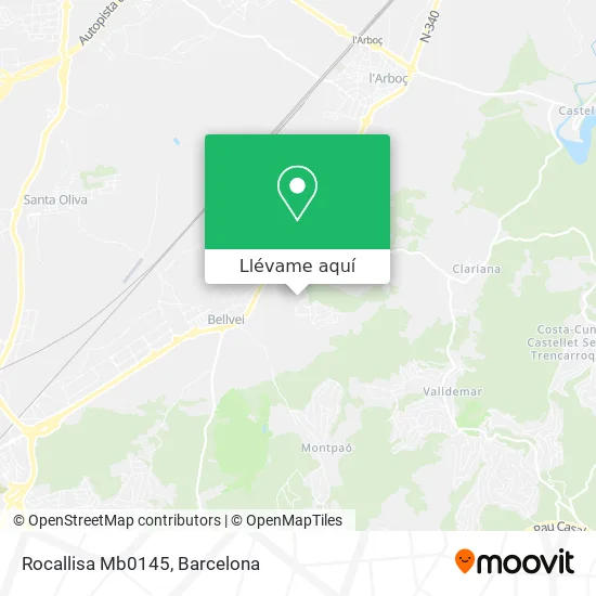 Mapa Rocallisa Mb0145