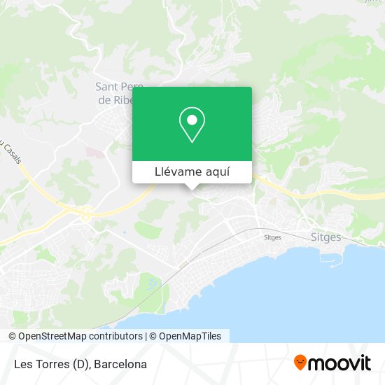 Mapa Les Torres (D)