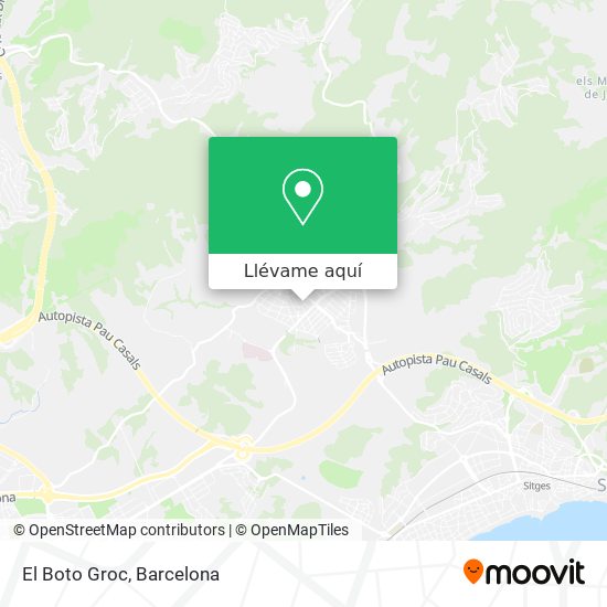 Mapa El Boto Groc