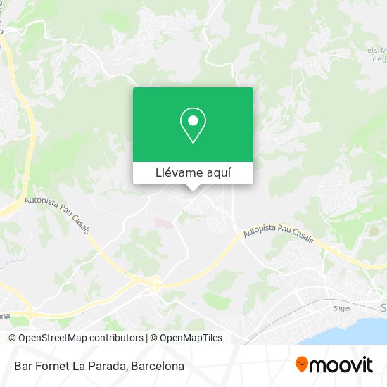 Mapa Bar Fornet La Parada