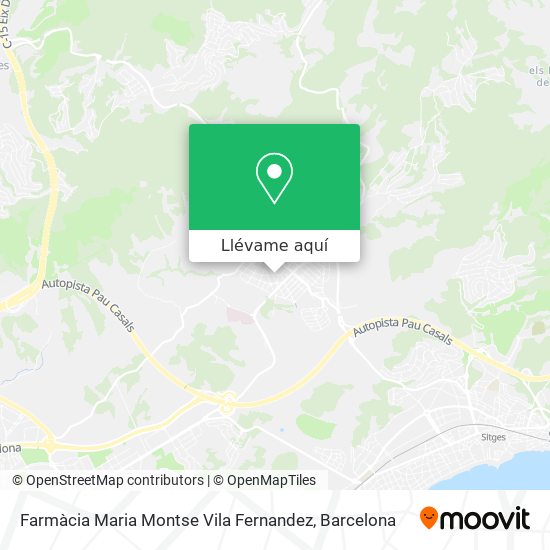 Mapa Farmàcia Maria Montse Vila Fernandez