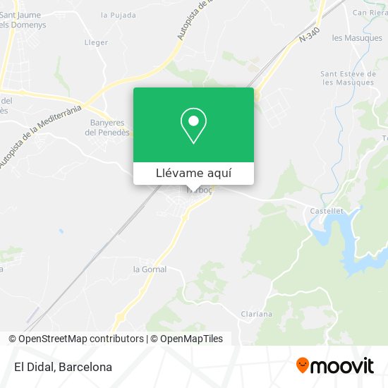 Mapa El Didal