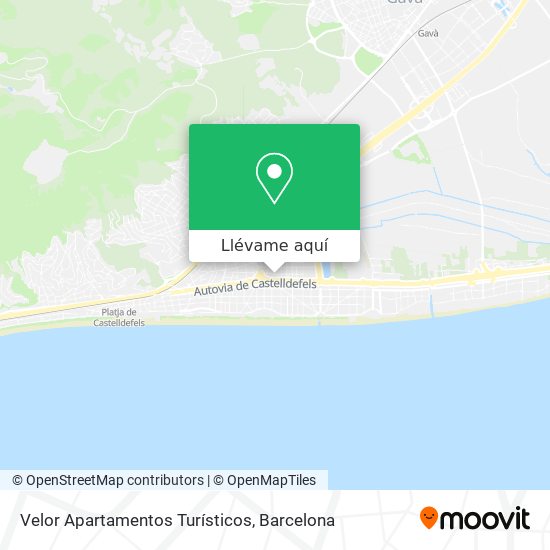 Mapa Velor Apartamentos Turísticos