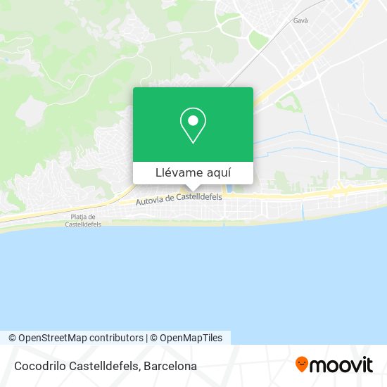 Mapa Cocodrilo Castelldefels