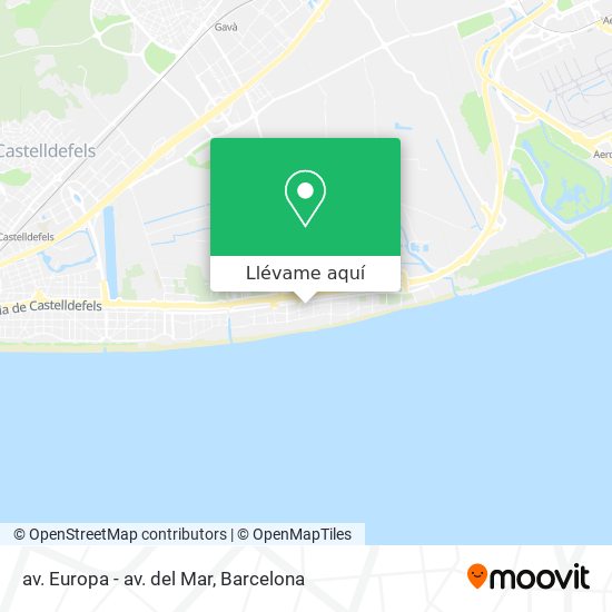 Mapa av. Europa - av. del Mar