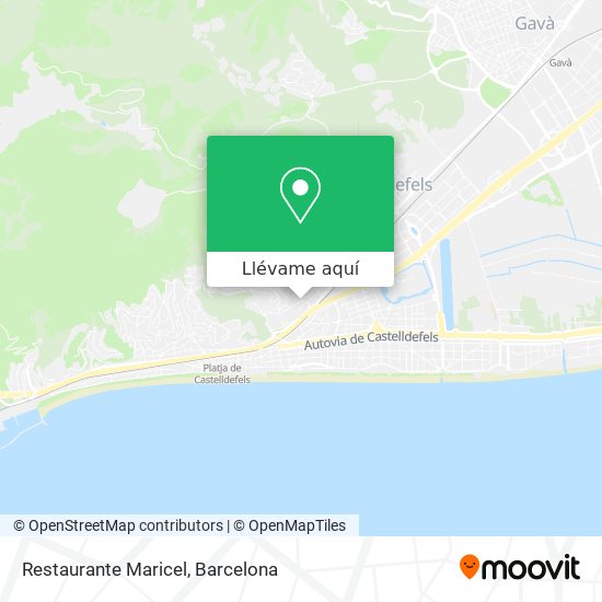 Mapa Restaurante Maricel