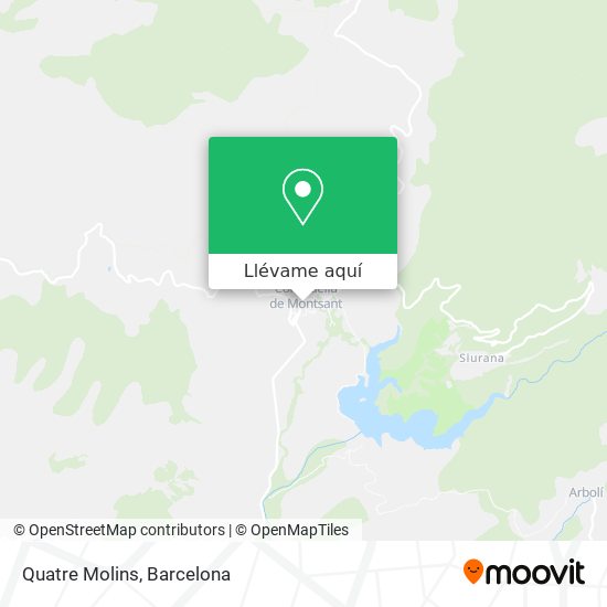 Mapa Quatre Molins