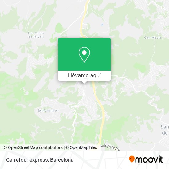 Mapa Carrefour express