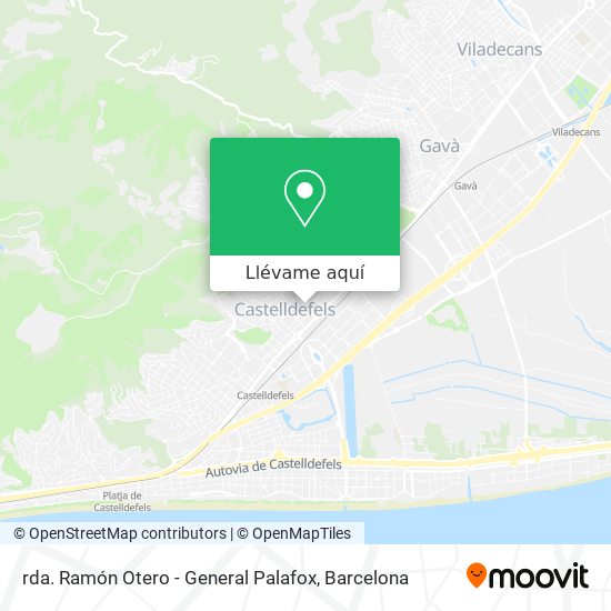 Mapa rda. Ramón Otero - General Palafox