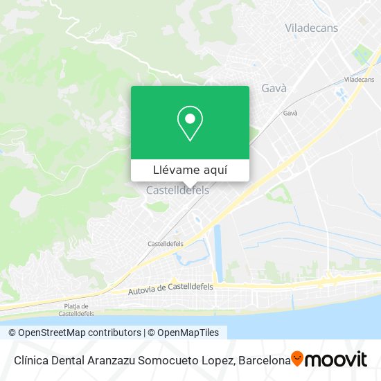 Mapa Clínica Dental Aranzazu Somocueto Lopez