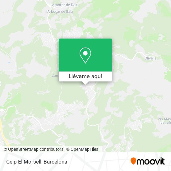 Mapa Ceip El Morsell