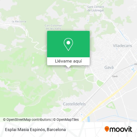 Mapa Esplai Masia Espinós