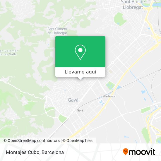 Mapa Montajes Cubo