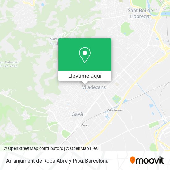 Mapa Arranjament de Roba Abre y Pisa