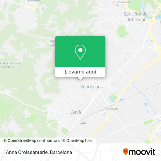 Mapa Anna Croissanterie