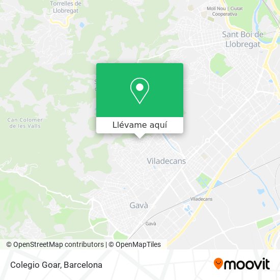 Mapa Colegio Goar
