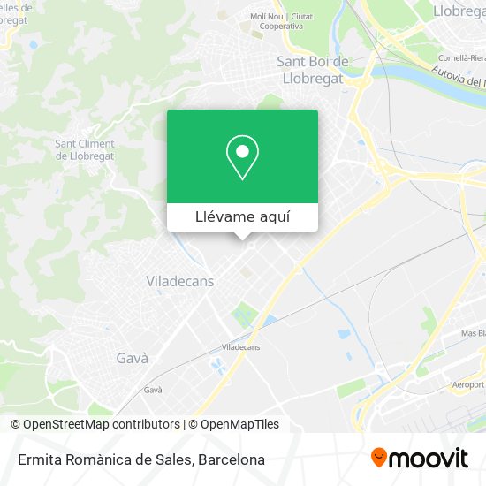 Mapa Ermita Romànica de Sales