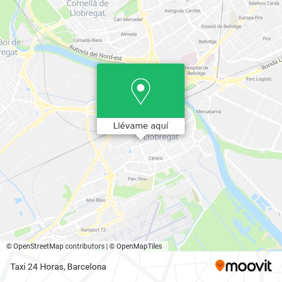 Mapa Taxi 24 Horas