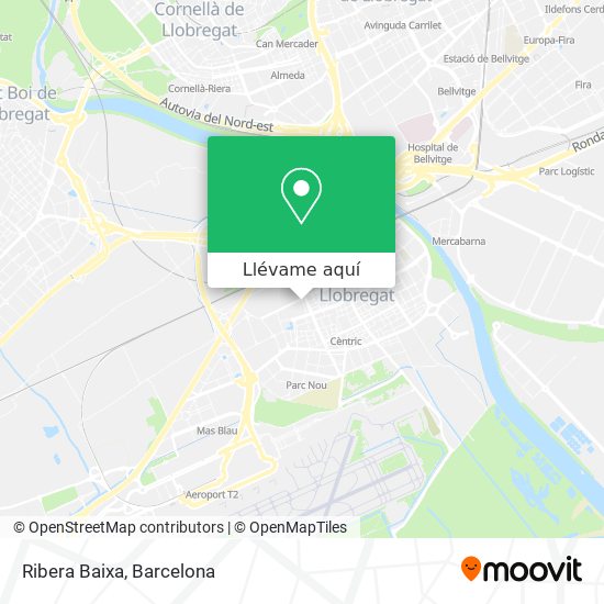 Mapa Ribera Baixa