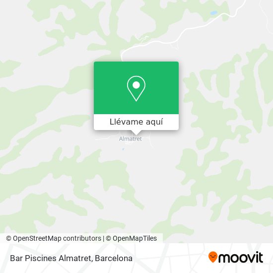 Mapa Bar Piscines Almatret
