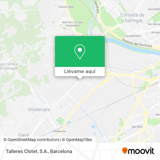 Mapa Talleres Clotet, S.A.