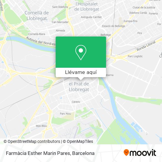 Mapa Farmàcia Esther Marin Pares