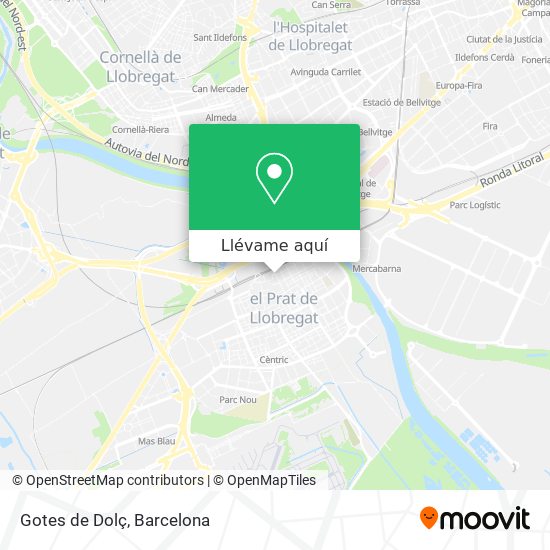 Mapa Gotes de Dolç