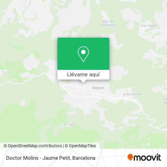 Mapa Doctor Molins - Jaume Petit