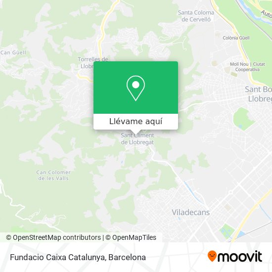 Mapa Fundacio Caixa Catalunya