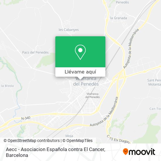 Mapa Aecc - Asociacion Española contra El Cancer