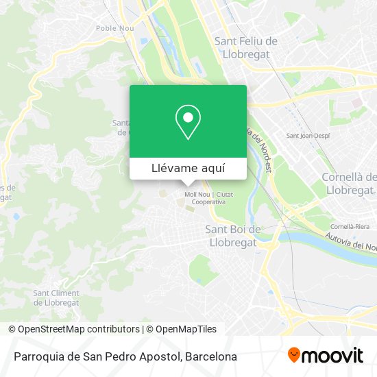 Mapa Parroquia de San Pedro Apostol