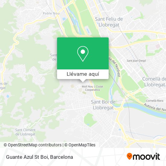 Mapa Guante Azul St Boi