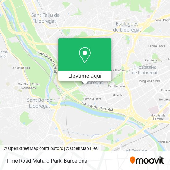 Mapa Time Road Mataro Park