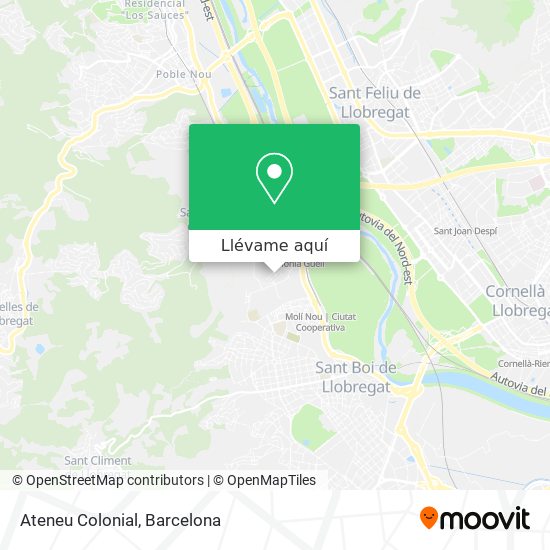 Mapa Ateneu Colonial